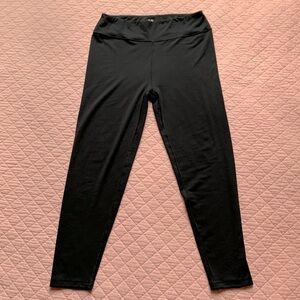Black Modern Stretch Legging -  Wide waistband  - XL